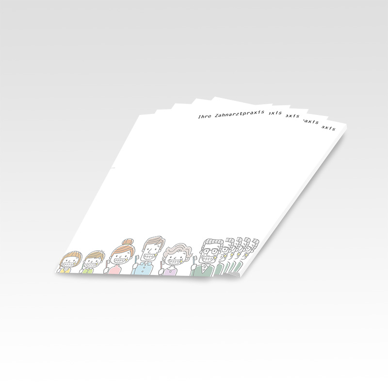 Briefpapier Motiv Zahnarzt Zahnarztpraxis Arzt Arztpraxis Papier Briefbögen Logopapier Vorlagenpapier
