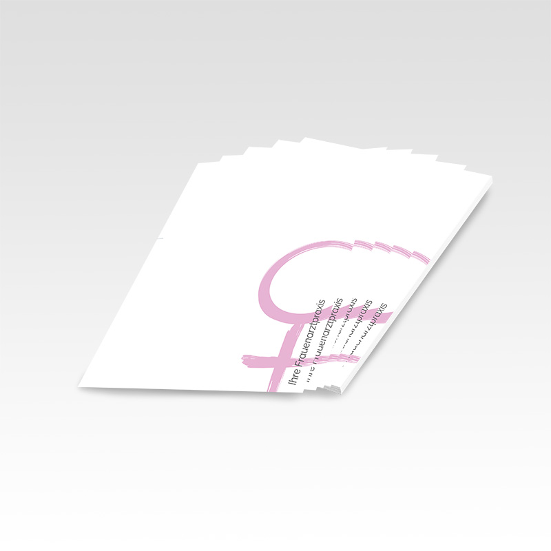 Briefpapier Motiv Frauenarzt Frauenarztpraxis Arzt Arztpraxis Papier Briefbögen Logopapier Vorlagenpapier