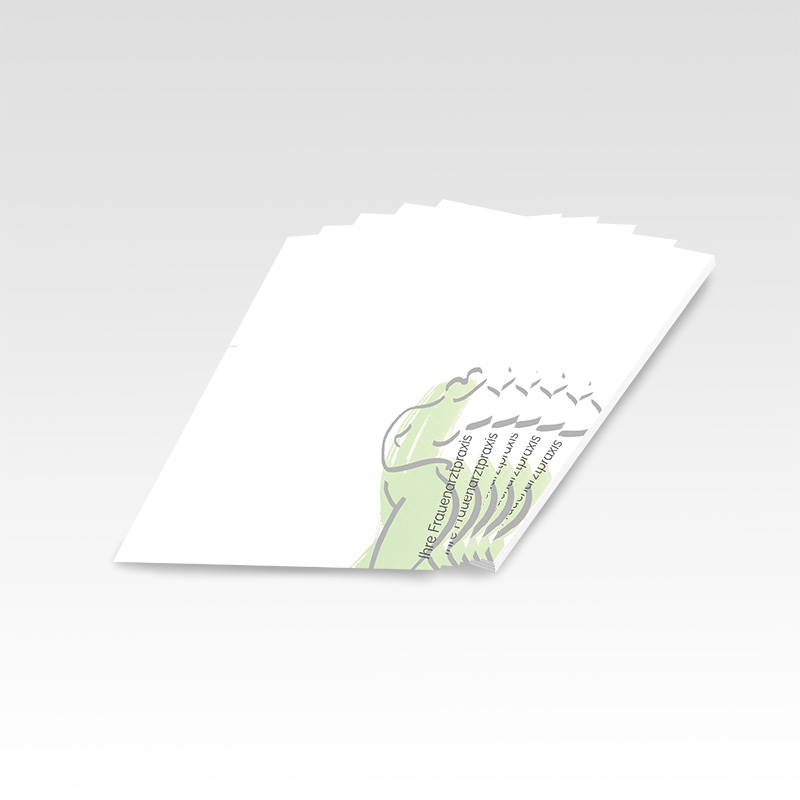 Briefpapier Motiv Frauenarzt Frauenarztpraxis Arzt Arztpraxis Papier Briefbögen Logopapier Vorlagenpapier
