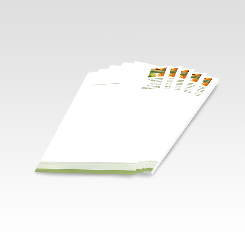 Briefpapier Motiv Frauenarzt Frauenarztpraxis Arzt Arztpraxis Papier Briefbögen Logopapier Vorlagenpapier