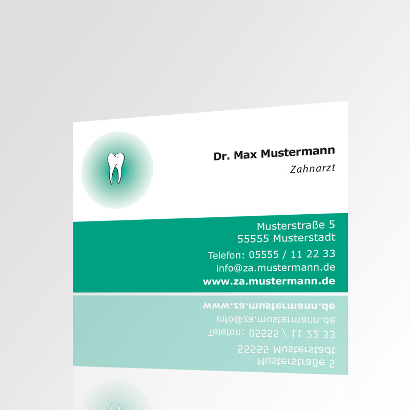 Visitenkarten Motiv Karten Zahnarzt Praxisdrucksorten Zahnarztpraxis Arzt Arztpraxis Visitenkärtchen Kärtchen Design