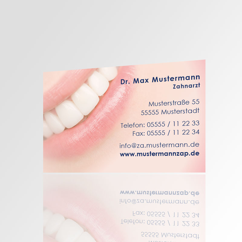 Visitenkarten Motiv Karten Zahnarzt Praxisdrucksorten Zahnarztpraxis Arzt Arztpraxis Visitenkärtchen Kärtchen Design