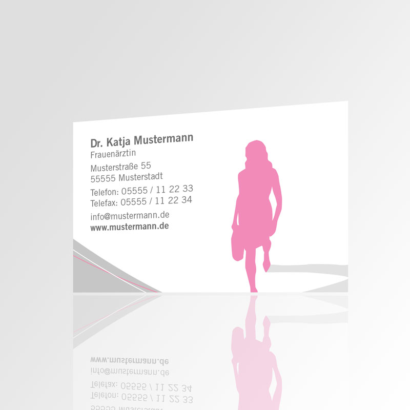Visitenkarten Motiv Karten Frauenarzt Praxisdrucksorten Frauenarztpraxis Arzt Arztpraxis Visitenkärtchen Kärtchen Design