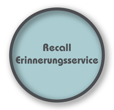 Recall Erinnerungsservice Erinnerung Geschäftsdrucksorten Drucksachen Drucksorten Praxisausstattung Design Motiv Karten Arzt Praxis Frauenarztpraxis Zettel Blätter Kärtchen Büroausstattung Formular Frauenarzt