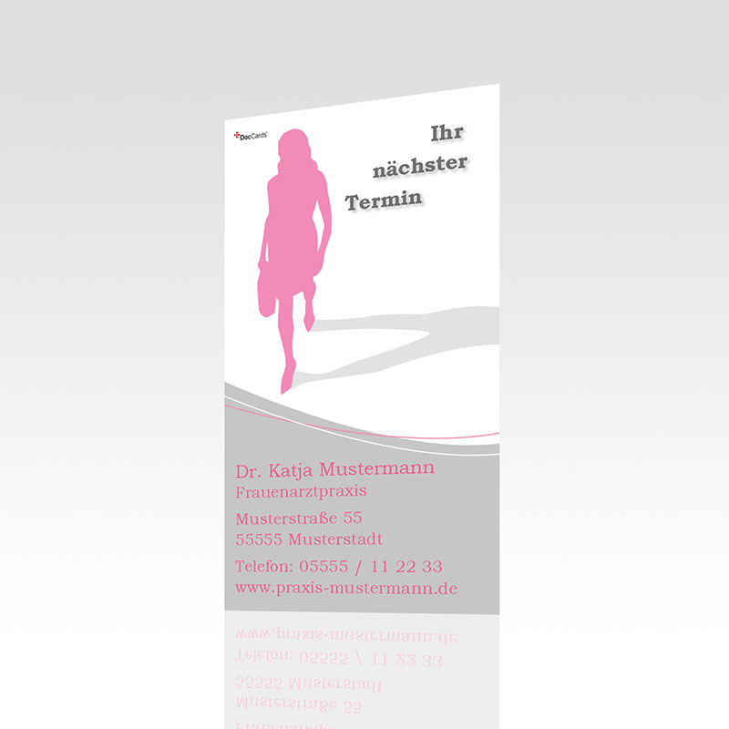 Terminkarten Motiv Karten Frauenarzt Terminzettel Frauenarztpraxis Arzt Arztpraxis Terminkärtchen